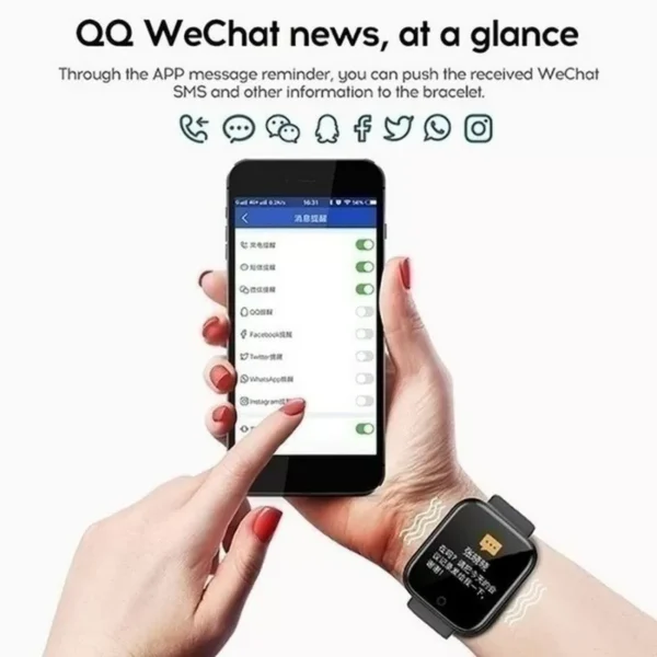 Smart Watch Masculino e Feminino Compatível com Android e IOS - Image 6